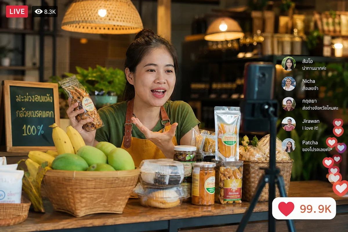 Live Commerce 2026: ตลาดสดย้ายมาอยู่บนไลฟ์แล้ว ร้านอาหาร-เครื่องดื่มตามทันหรือยัง