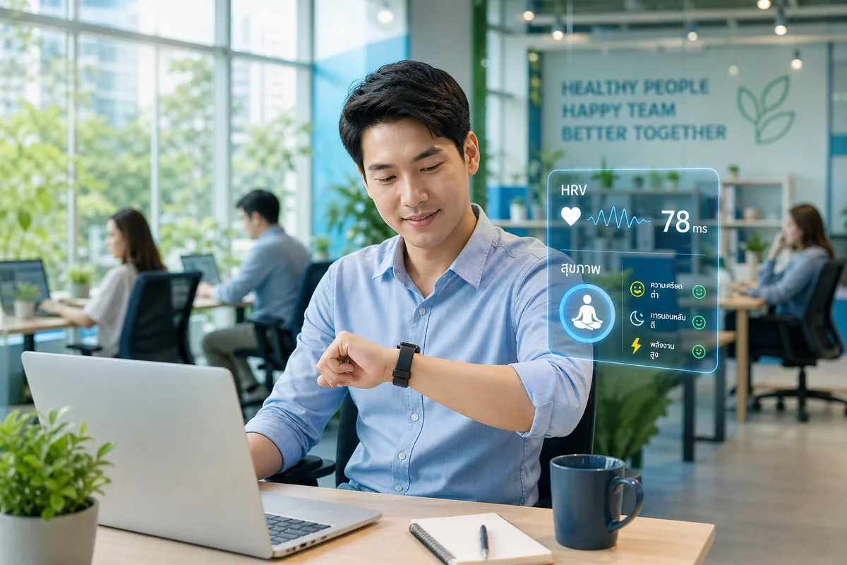 Smartwatch กับ HR ไทย: เมื่อนาฬิกาข้อมือกลายเป็นเครื่องมือสร้างพนักงานมีประสิทธิภาพ