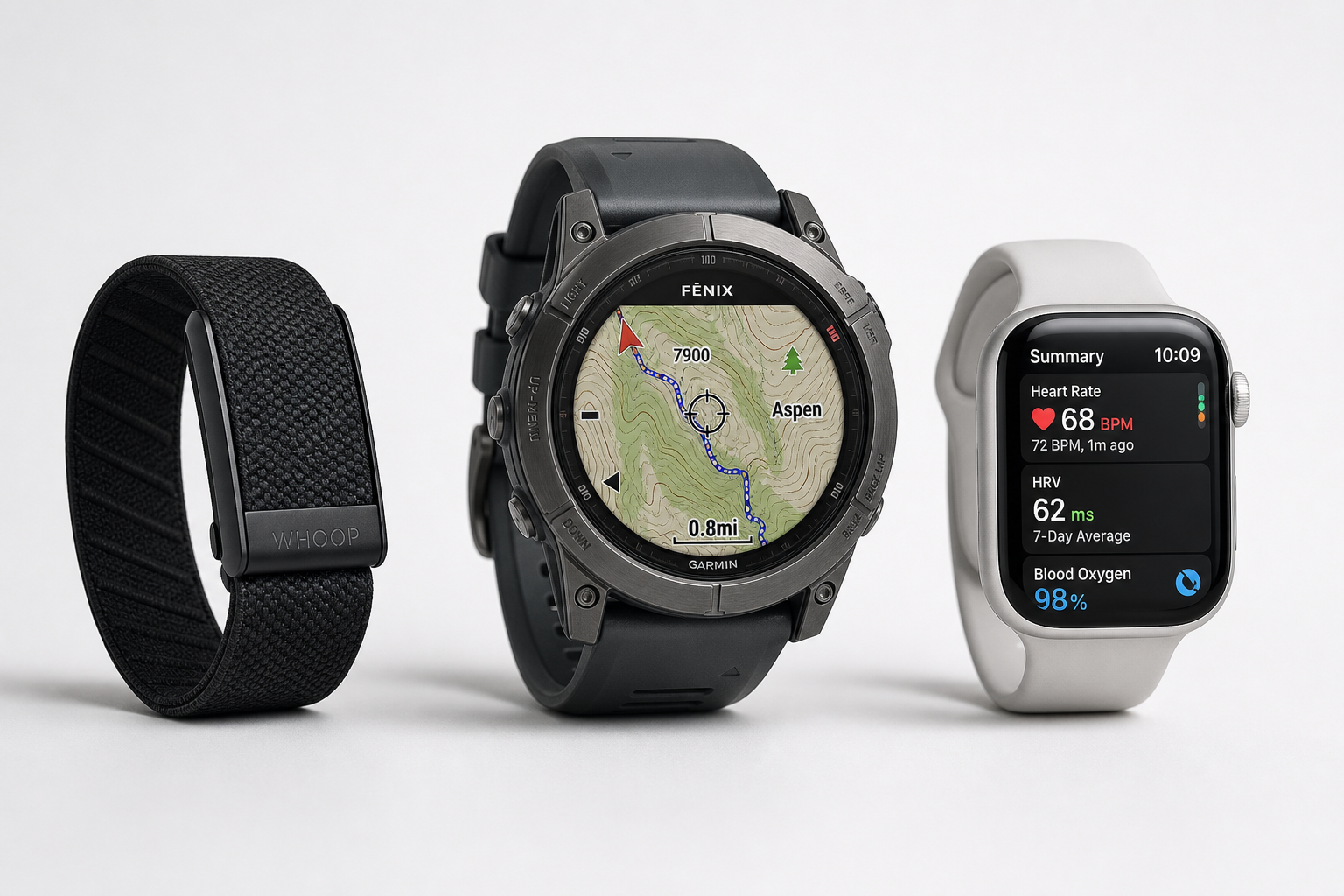WHOOP vs Garmin vs Apple Watch เลือกตัวไหนดีสำหรับสายสุขภาพปี 2026