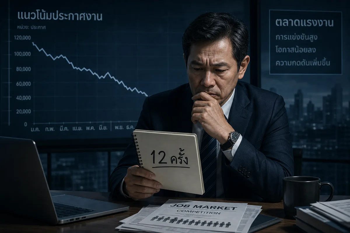 อายุ 35+ ถูกปฏิเสธ 12 ครั้งใน 3 เดือน: เปิดบันทึกจริงของคนหางานวัยกลางคนในตลาดแรงงานปี 2569