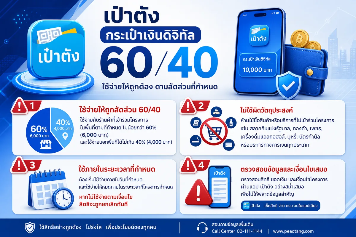 ไทยช่วยไทยพลัส ไม่ใช่เงินฟรี: 4 เงื่อนไขที่คนส่วนใหญ่อ่านข้ามและอาจเสียสิทธิ์โดยไม่รู้