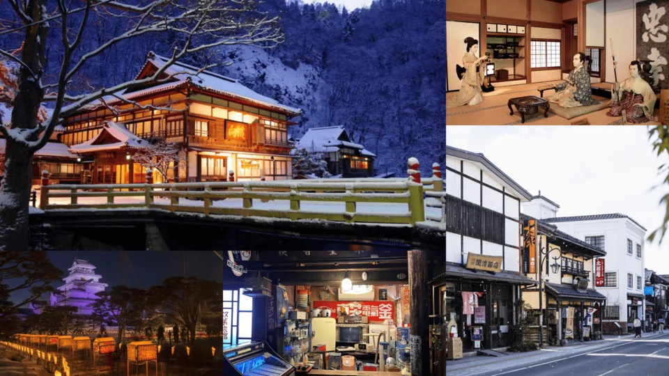 ช่วงเวลาอันอบอุ่นใจในไอสึ วากามัตสึ ท่ามกลางหิมะตกโปรยปราย พิกัดเที่ยวฤดูหนาวในเมืองไอสึ วากามัตสึ จังหวัดฟุกุชิมะ