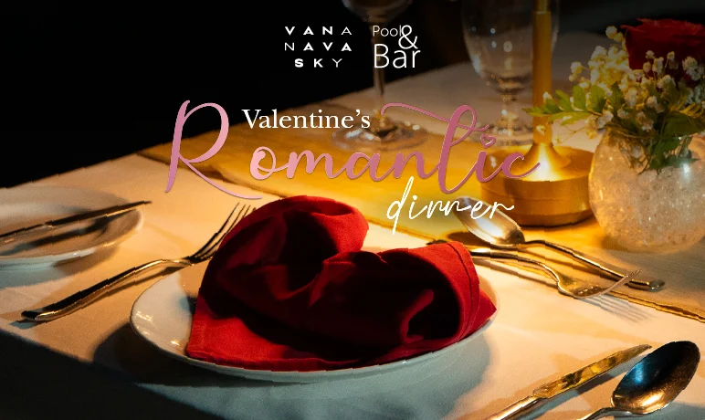 สัมผัสประสบการณ์ดินเนอร์วันวาเลนไทน์ บนชั้นดาดฟ้าที่สูงที่สุดในหัวหิน ที่ ฮอลิเดย์ อินน์ วานา นาวา หัวหิน