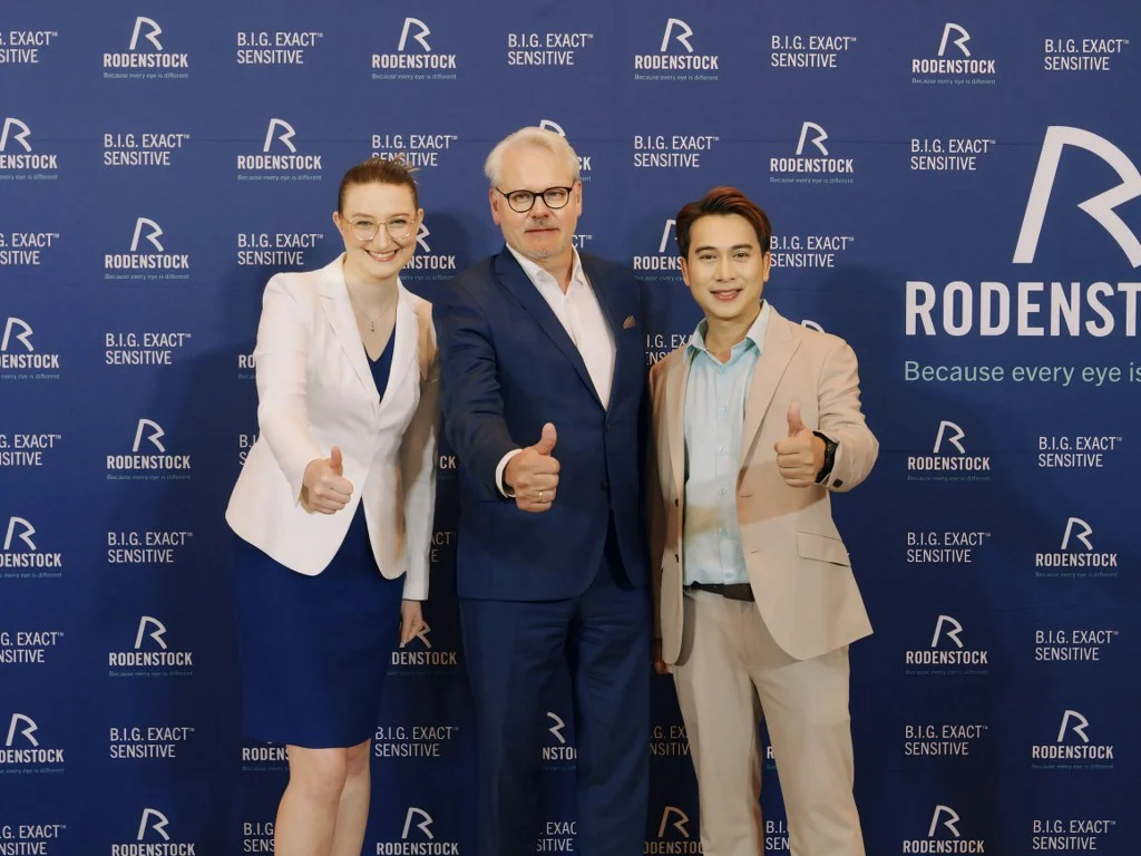 รุ่นแรกของโลก RODENSTOCK เปิดตัวเลนส์แว่นตา B.I.G. EXACT™ Sensitive คมชัดทุกมุมมอง เป็นธรรมชาติ ปรับตัวง่าย และสบายตา