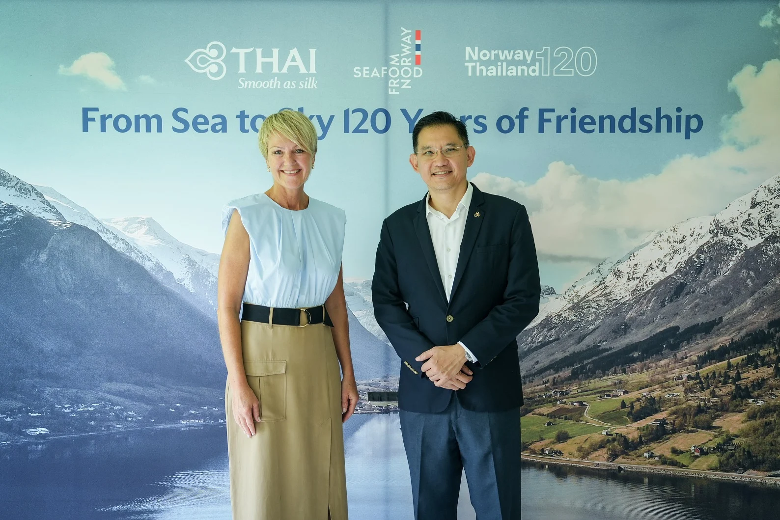 การบินไทย ร่วมกับ Seafood from Norway เปิดแคมเปญพิเศษ “From Sea to Sky: 120 Years of Friendship”