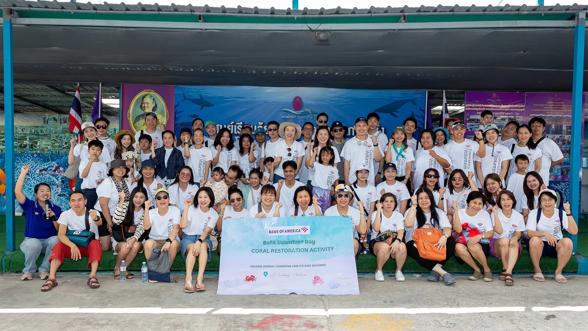 ธนาคารแห่งอเมริกาภายใต้การประสานงานของมูลนิธิ EDF จัดกิจกรรม Coral Restoration Activity Day