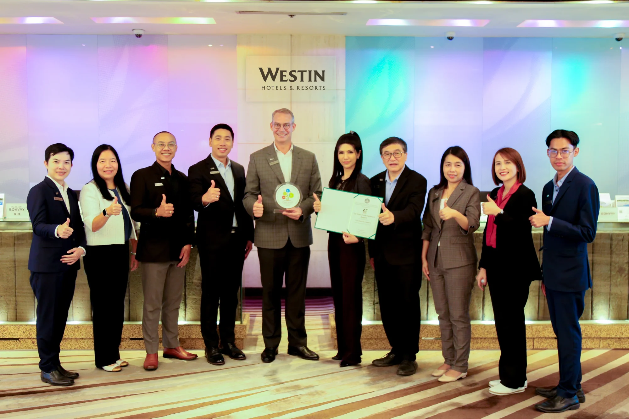 โรงแรม เดอะ เวสทิน แกรนด์ สุขุมวิท กรุงเทพฯ คว้ารางวัล Green Hotel Plus Standard ตอกย้ำความเป็นโรงแรมที่เป็นมิตรต่อสิ่งแวดล้อมอย่างยั่งยืน
