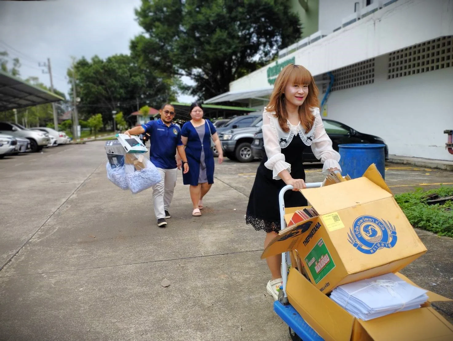 ธนาคารขยะราชภัฏรำไพฯกลับมาคึกคักรับเปิดเทอม