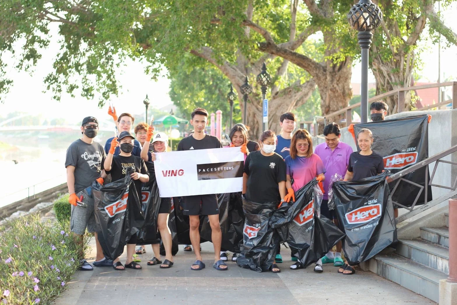 ถุงขยะฮีโร่ ร่วมสนับสนุนกิจกรรม “Plogging Run 77” วิ่งไป เก็บไป เพื่อโลกที่สะอาดขึ้น