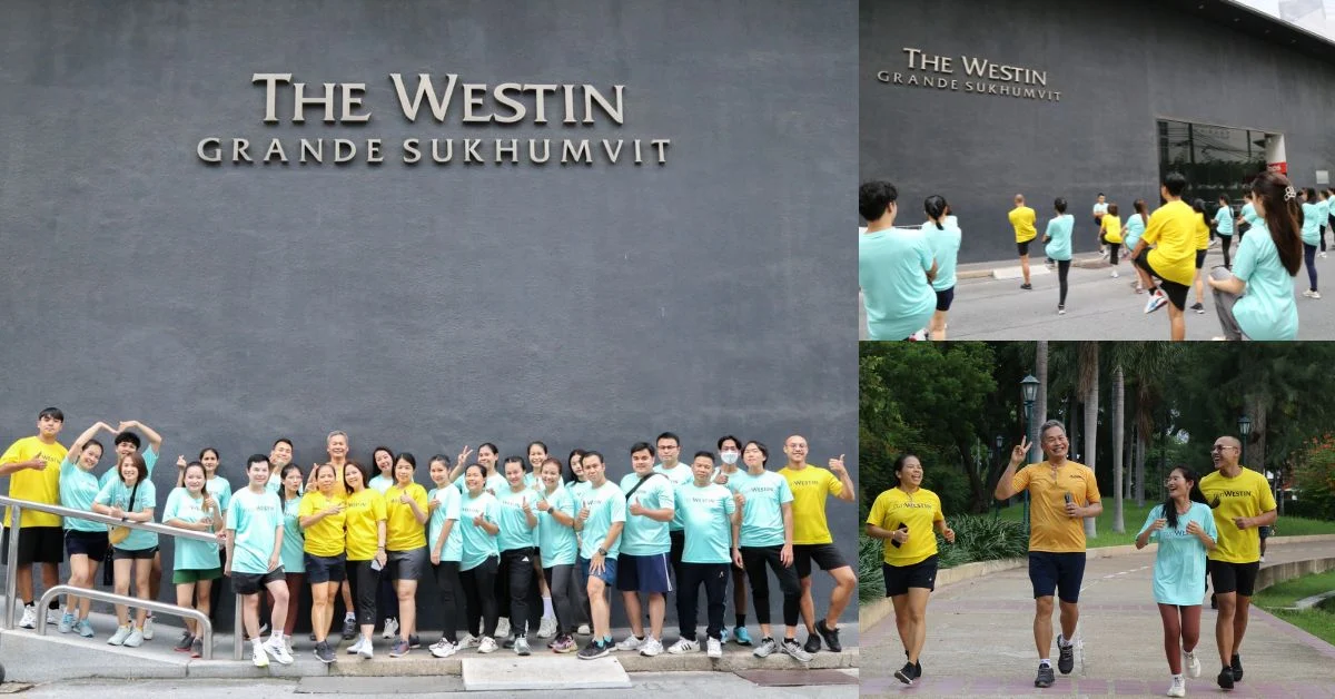 The Westin Grande Sukhumvit, Bangkok Associates Join Group Run to Celebrate Global Running Day