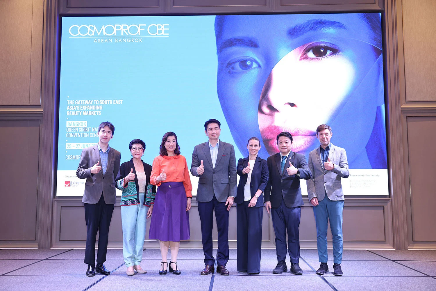 Cosmoprof CBE ASEAN Bangkok 2025 ยกระดับเวทีความงามภูมิภาคสู่ระดับโลก เปิดพื้นที่ 25,000 ตร.ม. รวม 650 ผู้แสดงสินค้า รวมแบรนด์ดังจากเอเชีย-ยุโรปเสริมพลัง