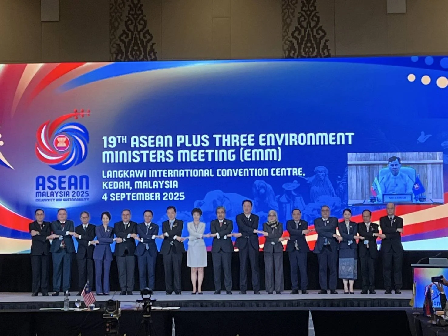 ไทยร่วมประชุมรัฐมนตรีสิ่งแวดล้อมอาเซียนกับประเทศคู่เจรจา ย้ำความร่วมมือแก้ปัญหาสิ่งแวดล้อมและ climate change