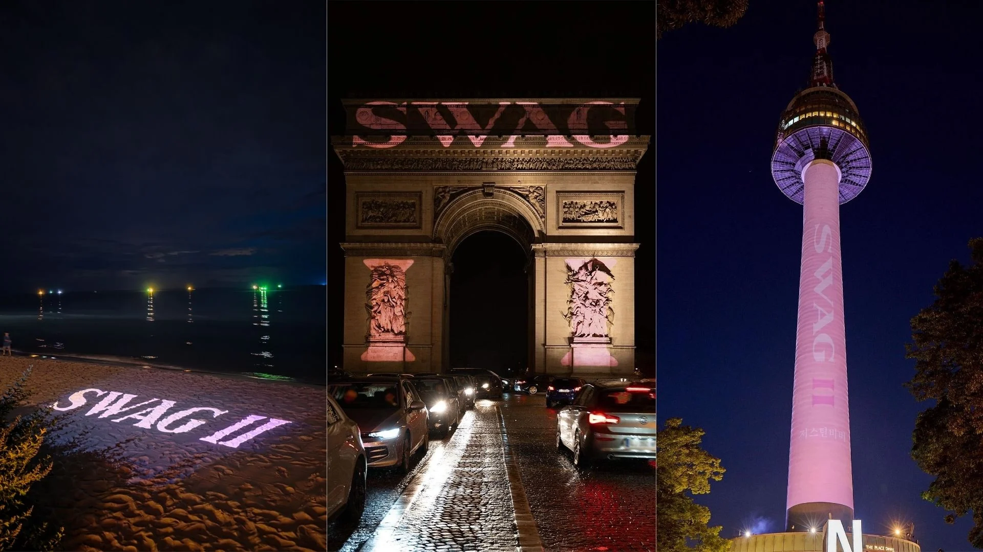 ให้โลกทั้งใบเป็นสีชมพู! ประเทศไทยต้อนรับ SWAG II อัลบั้มใหม่จาก Justin Bieber ด้วย Lighting Projection ที่ชายหาดหัวหิน พร้อมหลากหลายครีเอชั่นจากแลนด์มาร์คชื่อดังทั่วโลก