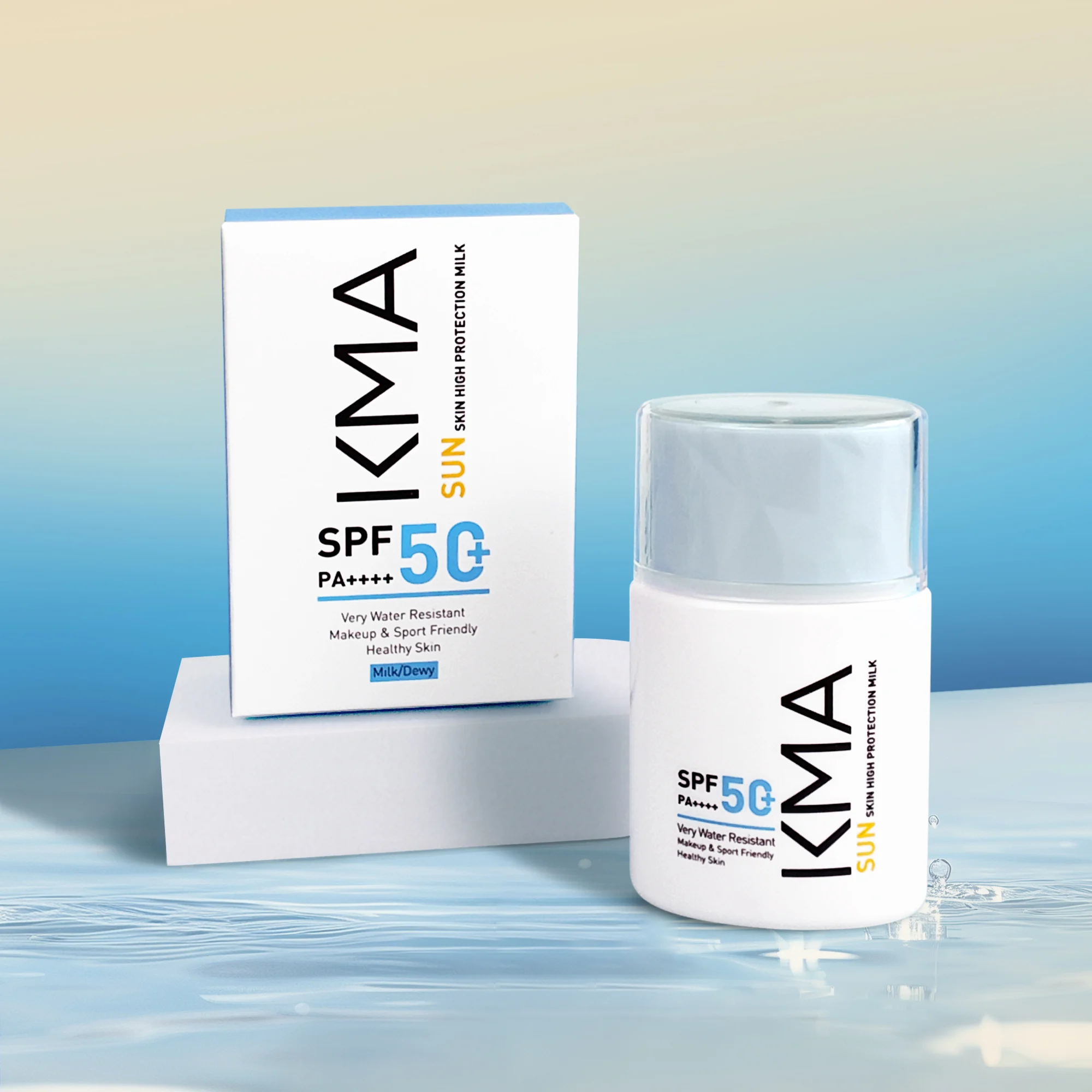 กันแดด KMA Sun Skin High Protection Milk นวัตกรรมใหม่จาก KMA ปลอดภัยต่อท้องทะเล
