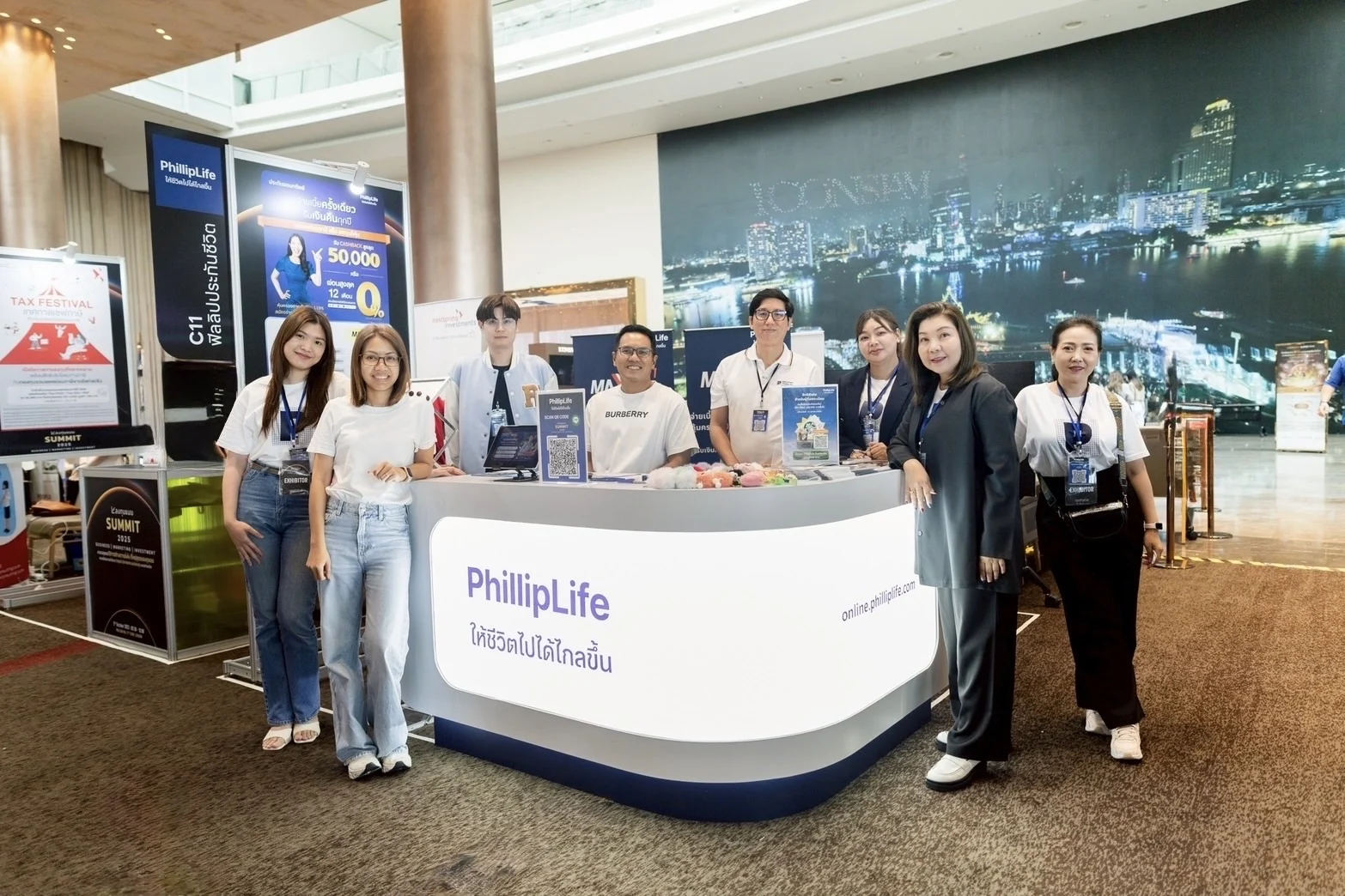 ฟิลลิปประกันชีวิต ประเดิมร่วมงาน “ลงทุนแมน SUMMIT 2025” ที่ไอคอนสยาม เปิดเวทีสู่การวางแผนและการประกันชีวิตแบบครบวงจร ตอกย้ำความมุ่งมั่นในการส่งเสริมการวางแผนทางการเงินและการประกันชีวิต