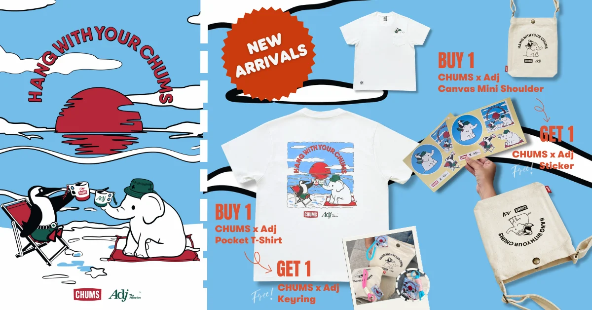 CHUMS x ADJ 2025 Limited Edition — คอลเลกชันพิเศษที่สายแคมป์–สายลุยไม่ควรพลาด!