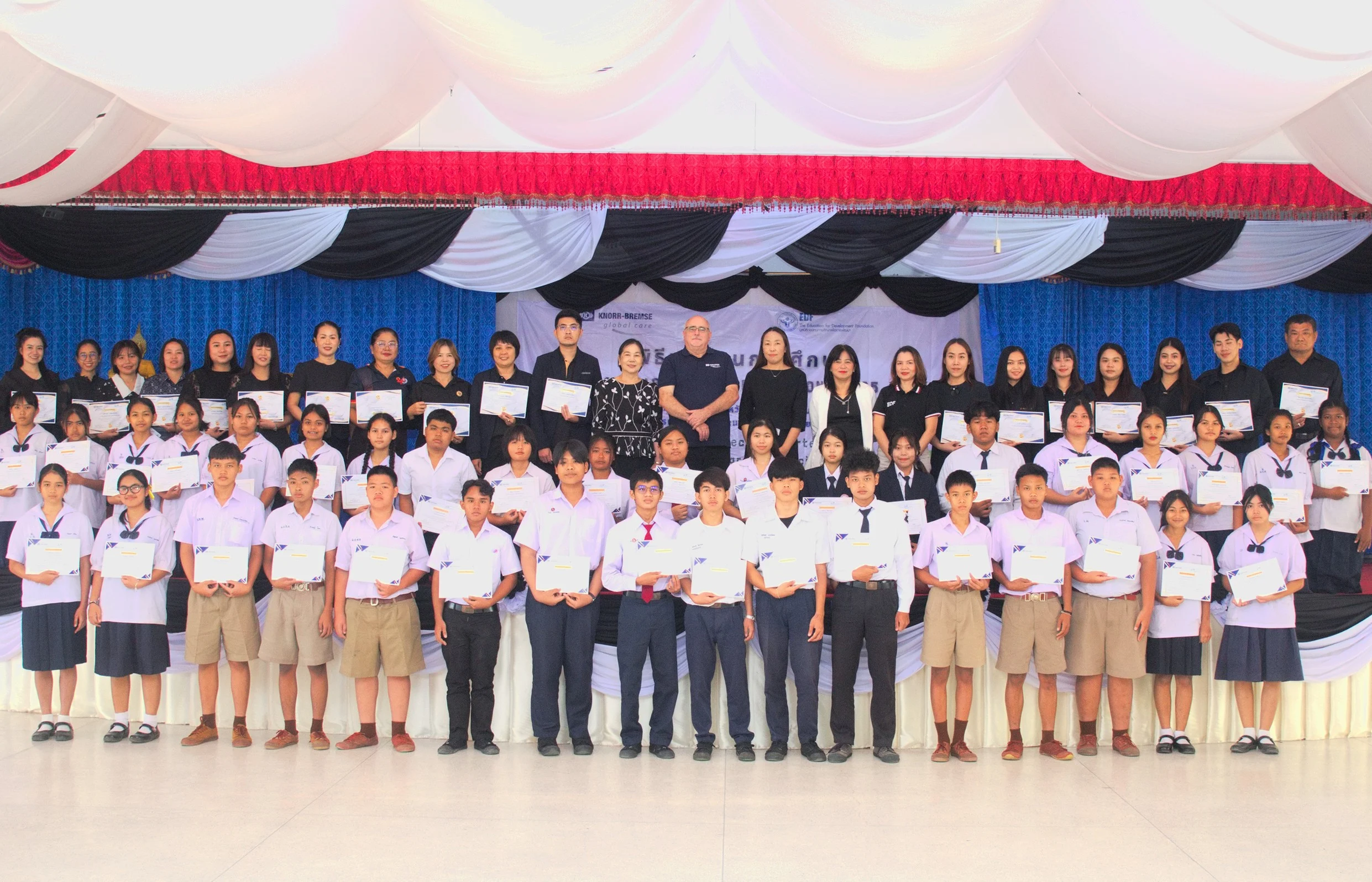 คนอร์-เบรมเซอร์ โกลบอล แคร์ ภูมิภาคเอเชีย แปซิฟิก ผนึกมูลนิธิ EDF มอบทุนการศึกษา 160 ทุน