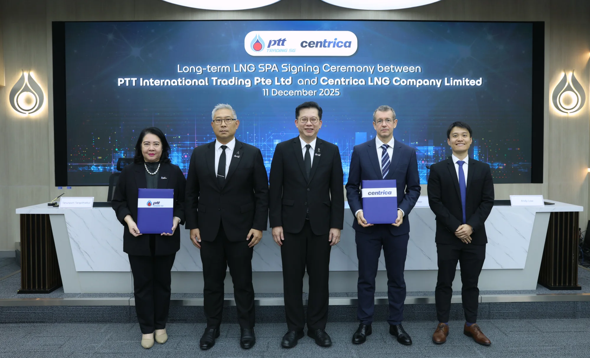 PTTT ผนึก Centrica เดินหน้ายกระดับศักยภาพการแข่งขันในตลาด LNG ระดับเอเชีย