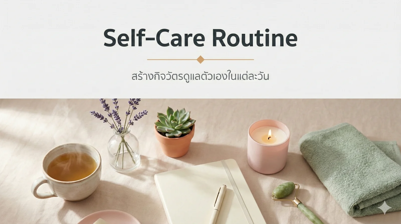 Self-Care Routine: สร้างกิจวัตรดูแลตัวเองในแต่ละวัน