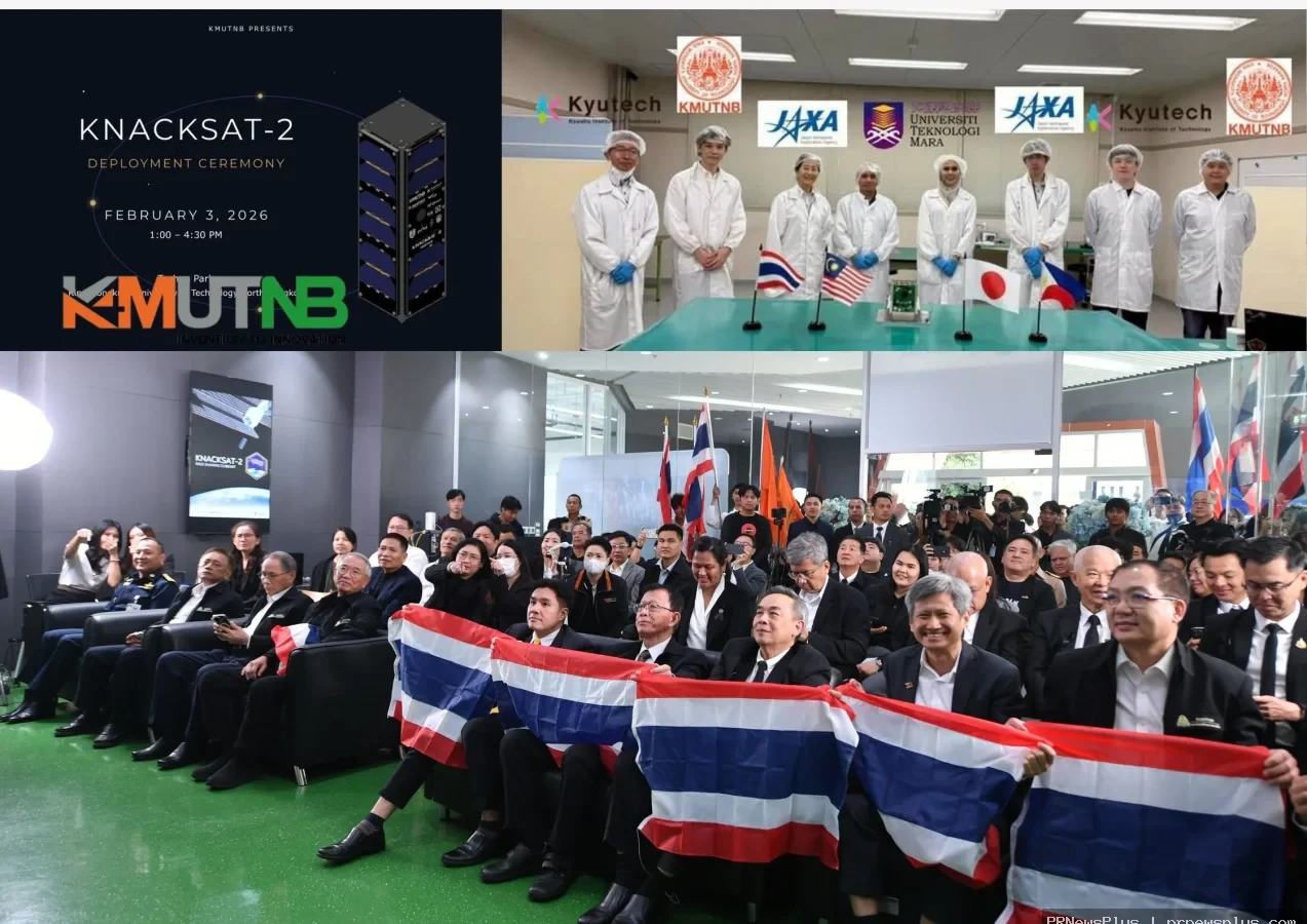 มจพ. ประกาศความสำเร็จปล่อยดาวเทียม “KNACKSAT-2” ขึ้นสู่วงโคจร แพลตฟอร์มเพย์โหลด (Multi-Payload Cu