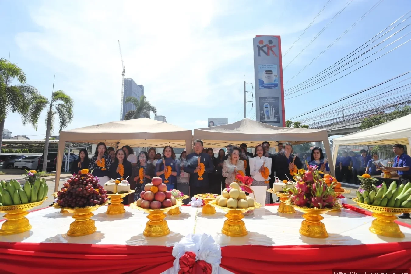 ครบรอบ 33 ปี บริษัท คังเซน-เคนโก จัดพิธีบวงสรวงสักการะสิ่งศักดิ์สิทธิ์ ทำบุญเสริมสิริมงคล
