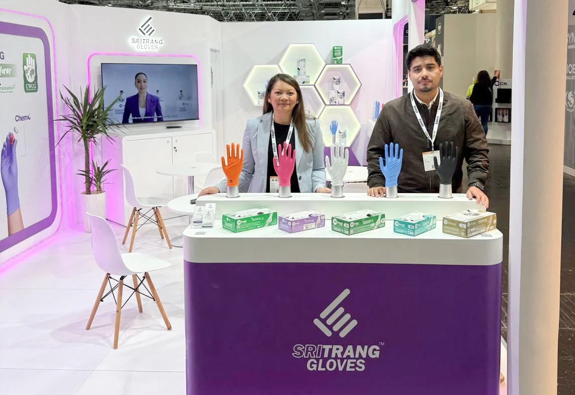 ศรีตรังโกลฟส์ โชว์นวัตกรรมถุงมือยางทางการแพทย์ในงาน A+A ประเทศเยอรมนี